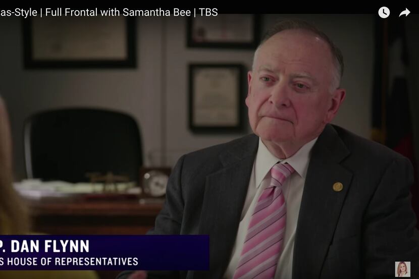  Rep. Dan Flynn, R-Canton, appeared on an episode of "Full Frontal with Samantha Bee" on TBS...