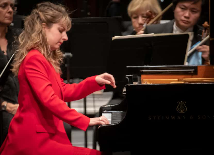 Lise de la Salle performs Mozart’s Piano Concerto No. 20 with the Fort Worth Symphony...