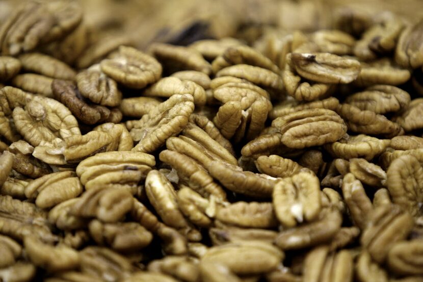 Shelled pecans at the Navarro Pecan Company in Corsicana.