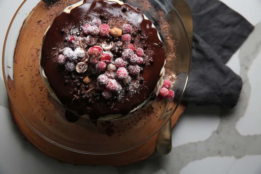 Chocolate Hazelnut Crepe Cake 