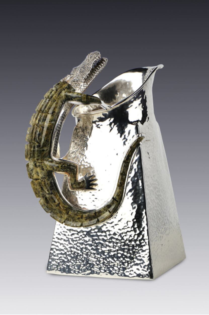 On display in Puebla, Mexico, as part of the exhibit Artistry: Silver and Design in Mexico,...