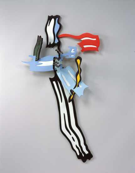 Roy Lichtenstein (American, 1923-1997). Brushstroke V, c. 1985 86 (fabricated 1986). Painted...