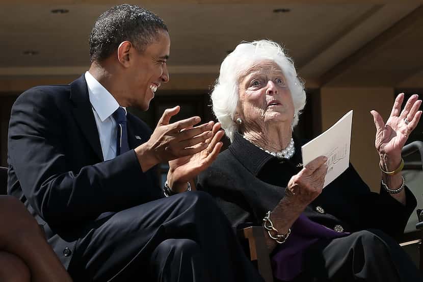 Former first lady Barbara Bush told NBC's "Today" show during coverage of last month's...
