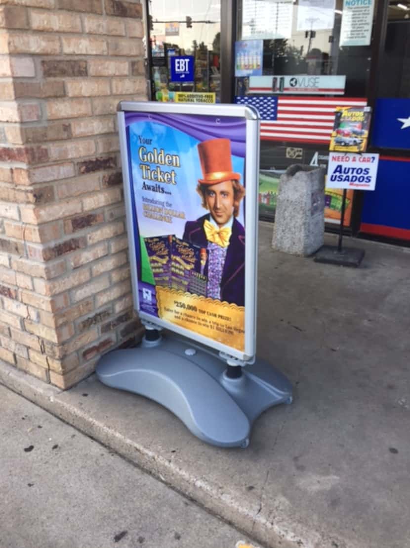 Millions of dollars were spent to promote the lottery's Willy Wonka Golden Ticket game....