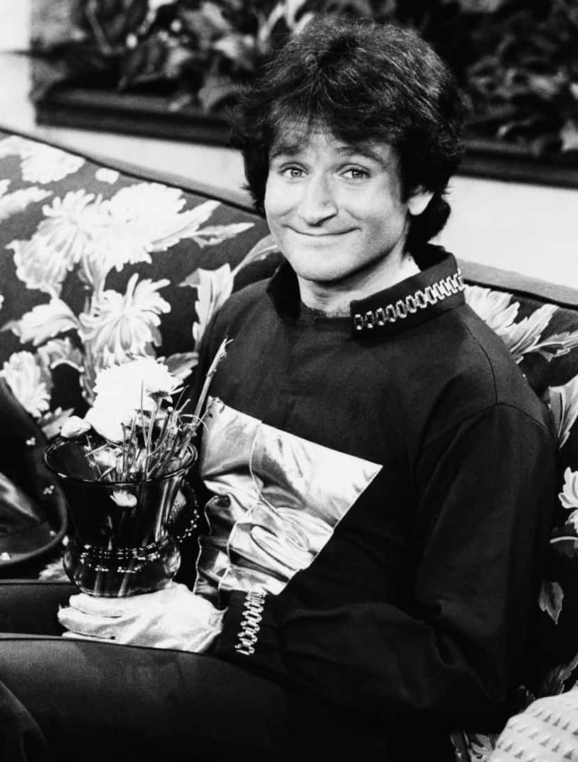 This 1978 file photo originally released by ABC shows actor Robin Williams on the set of...