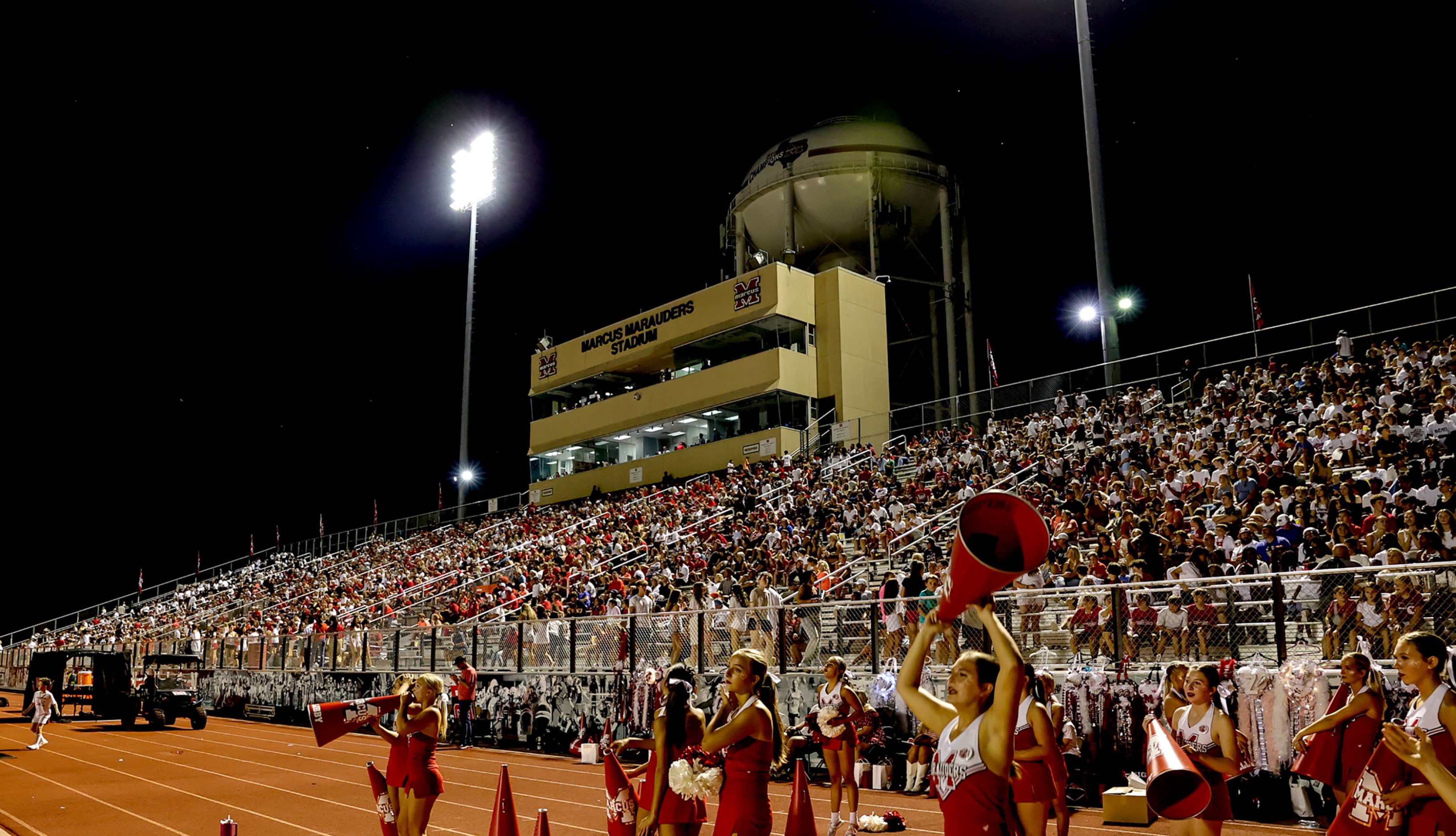 Flower Mound Marauder Stadium, Sept 13, 2024.  (Steve Nurenberg/Special Contributor)