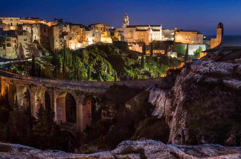 Gravina in Puglia is a feast for the eyes, with architecture including this Roman bridge. 