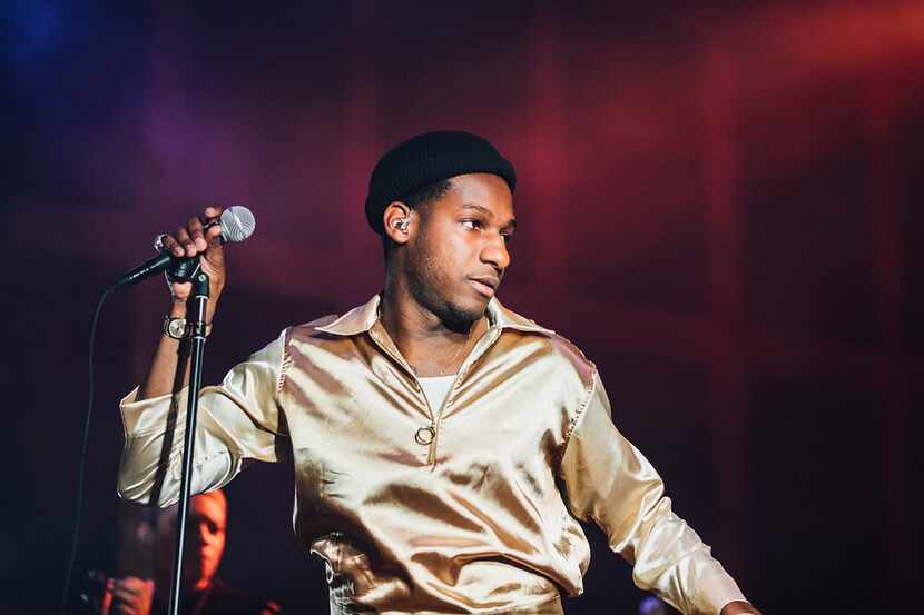 Leon Bridges played a private affair on Wednesday night at the Rustic.