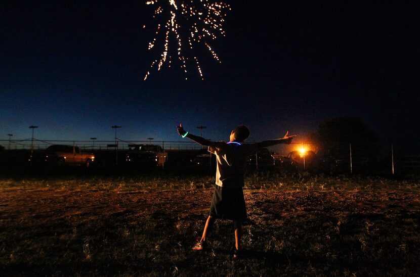 AS WE WATCH FROM BELOW ... The City of West's Independence Day celebration was once known as...