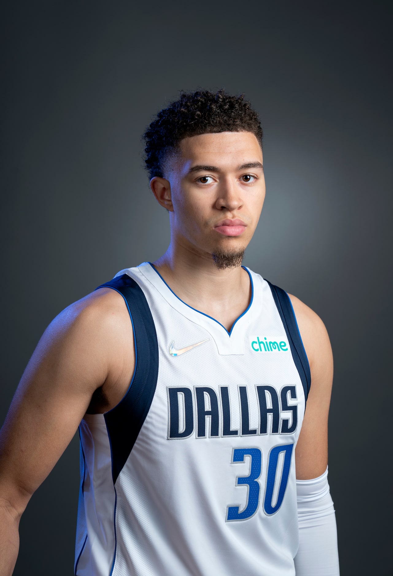 Dallas Mavericks guard JaQuori McLaughlin (30) poses for a portrait during the Dallas...