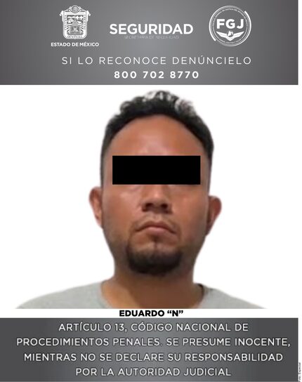 Eduardo “N”, alias “Chaos” o “Coreano”, identificado como líder de un grupo delictivo...