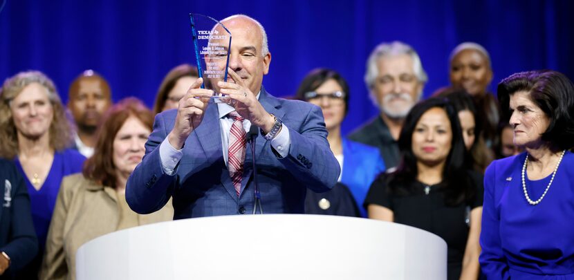 Texas House Democratic Caucus Chair Chris Turner was recognized with the Texas Democrats...