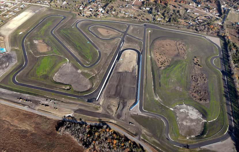 An aerial view of G2 Motorsports Park’s 3.1-mile road course. The next phase of construction...