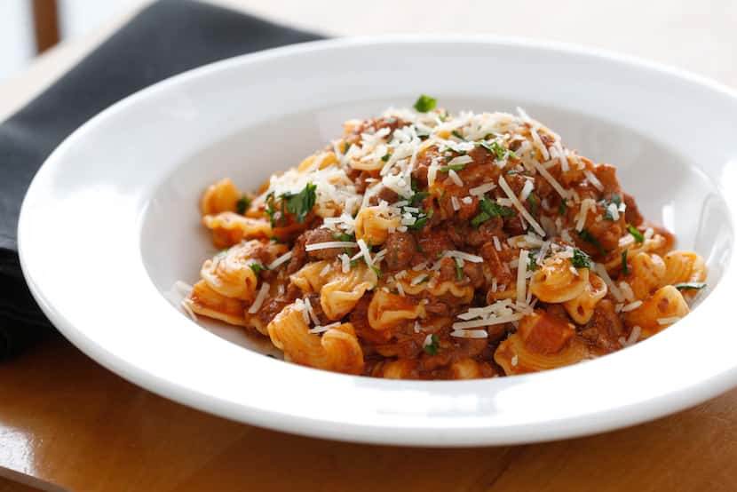 Creste with Sunday gravy at Carbone's Fine Food & Wine  (Nathan Hunsinger/The Dallas Morning...