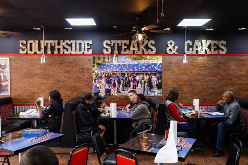 The couple running Southside Steaks & Cakes say the diner draws a crowd with wide...