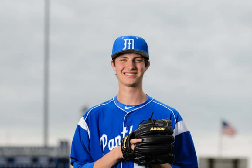 Midlothian baseball player Russell Smith. DMN player of the week (4/13/2015) 04132015xSPORTS