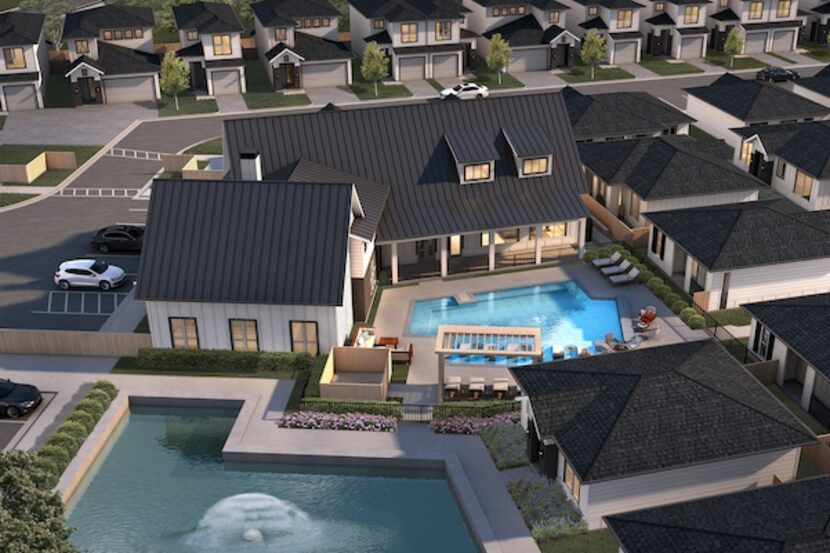 Developer Legacy Partners rental home community in Melissa north of Dallas will include 133...
