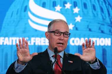 EPA Administrator Scott Pruitt speaks at the Faith and Freedom Coalition Road to Majority...