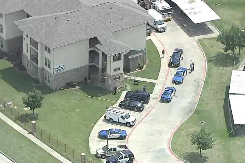 Police were called to the 6000 block of Clearwater Drive on Friday afternoon.