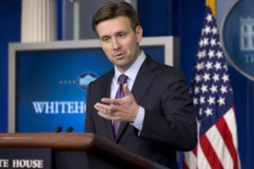  White House press secretary Josh Earnest said it sounded like Cornyn "might spend a little...