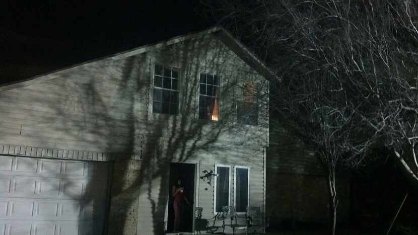 Valencia Jones Powell said this is what the back of her mother's house looked like during...