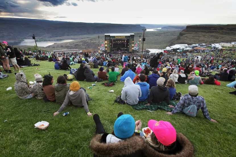 May 26, 2013: fans attend a concert during the Sasquatch Festival at the Gorge Ampitheatre...