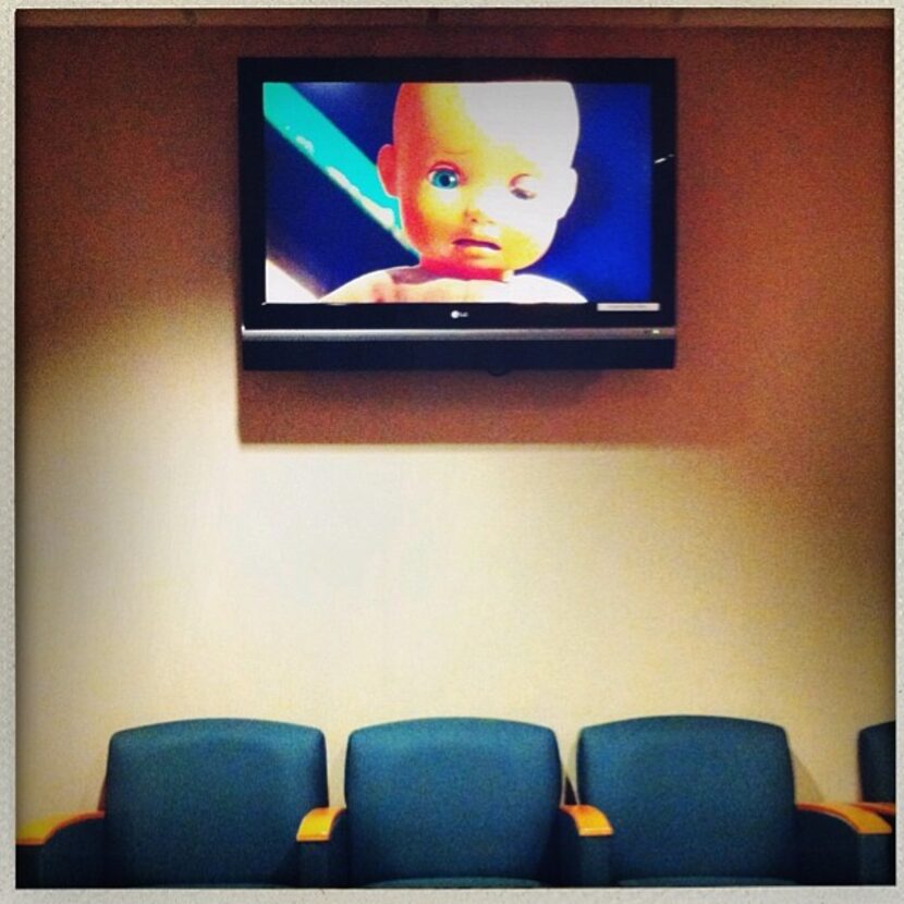 Toy Story plays in a pediatrician's office in Dallas.