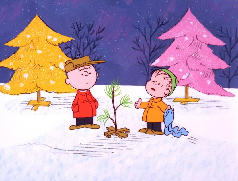 Charlie Brown and Linus appear in a scene from A Charlie Brown Christmas. (United Feature...