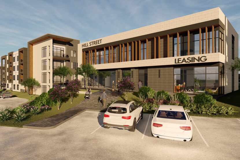 Presidium Hill Street, which is being built in Grand Prairie, is accepting leases.