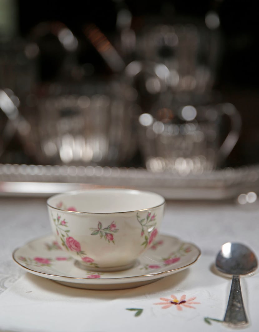 A tea cup at Aldredge House in Dallas