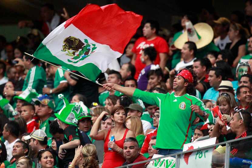 Most of the 84,516 fans who packed Cowboys Stadium on Sunday were cheering for Mexico. 