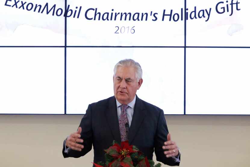 Rex W. Tillerson, chairman and chief executive officer of Exxon Mobil Corporation, presented...