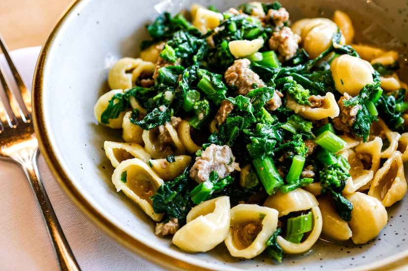 Orecchiette with Fennel Sausage Rapini and Chile by Sachet in Dallas 