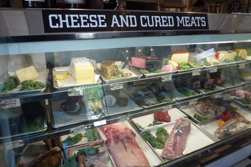 The Meat Shop sells cheeses and cured meats, such as bresaola and jalapeno bacon. 