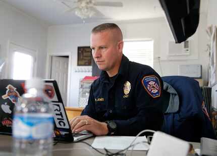 Fire chief Robert Jone. (Vernon Bryant/The Dallas Morning News)