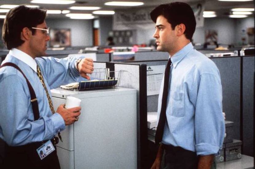 Gary Cole and Ron Livingston in Office Space