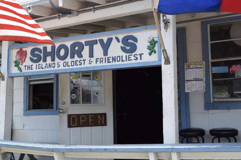 Shorty’s  is said to be oldest bar in Port Aransas. Have a beer here, but don’t expect food.