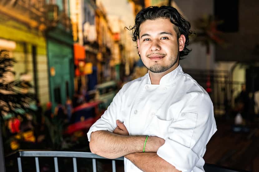 Rico Reyes, 25, executive chef at Cafe Salsera