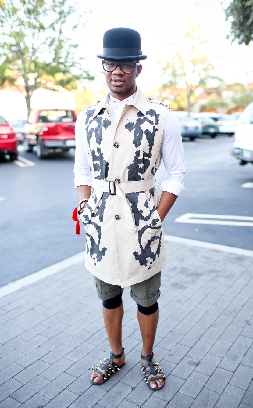 Brandon Harris at Fashion's Night Out at Highland Park Village with FD Luxe on Thursday,...