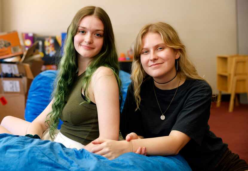 Cry Havoc actors Maggie Brockman and Olivia King, two of the cast members of "The Art of...