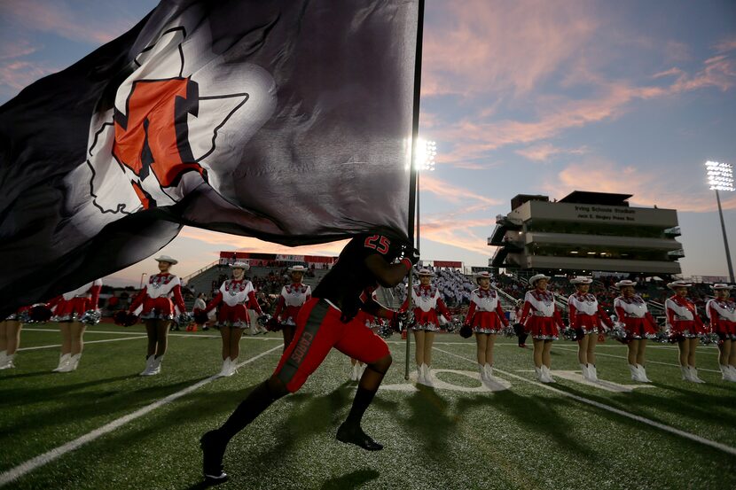 Irving MacArthur takes the field against W.T. White, Friday 9-25-2015 at Irving Schools...