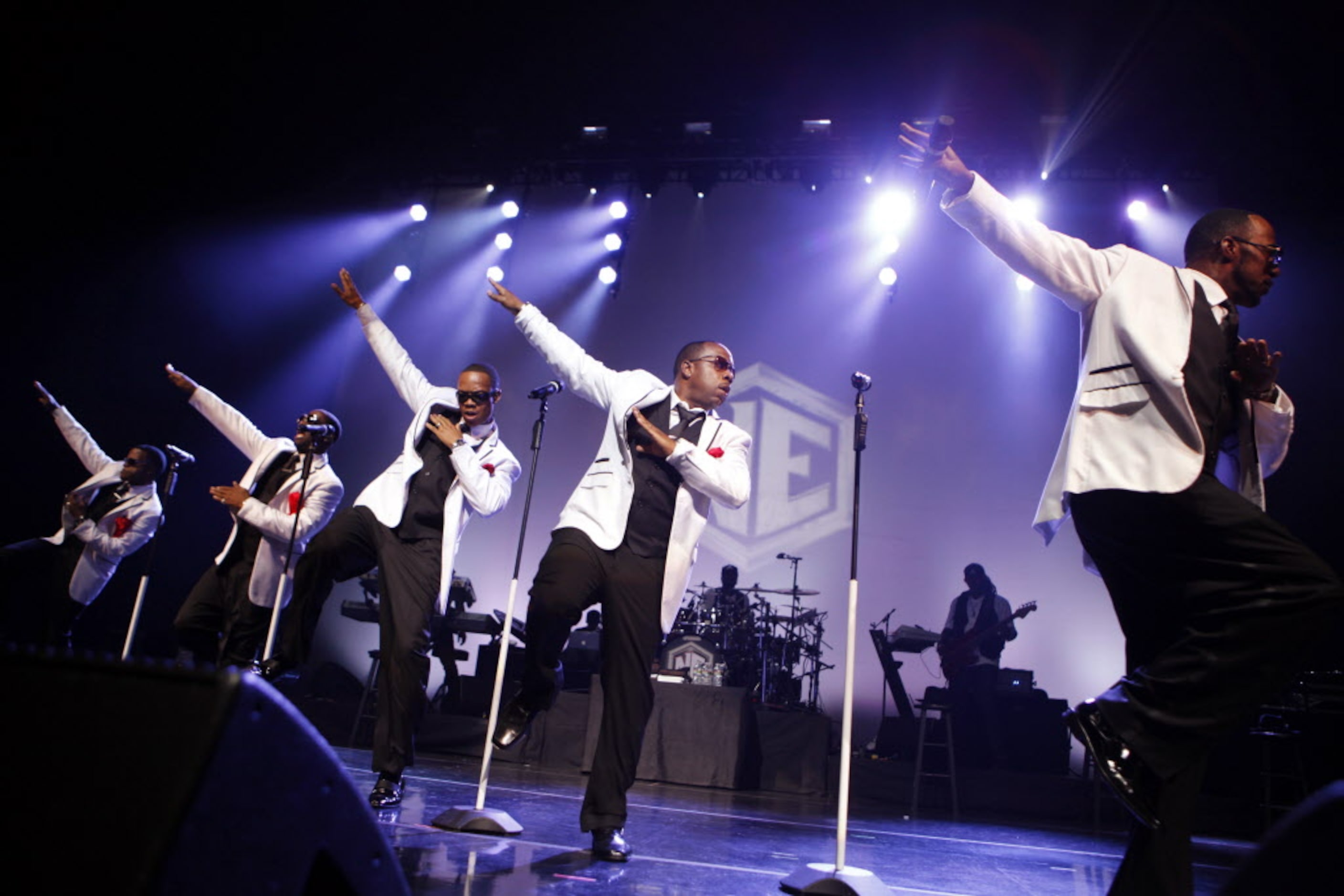 New Edition performs at Verizon Theatre in Grand Prairie on June 29, 2012. 