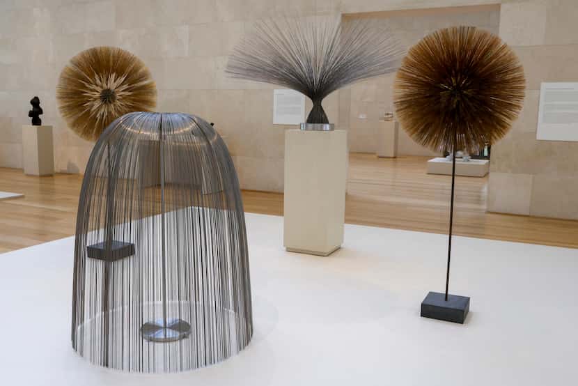 Wire sculptures by Harry Bertoia pictured at the Nasher Sculpture Center on Tuesday, Feb. 1,...