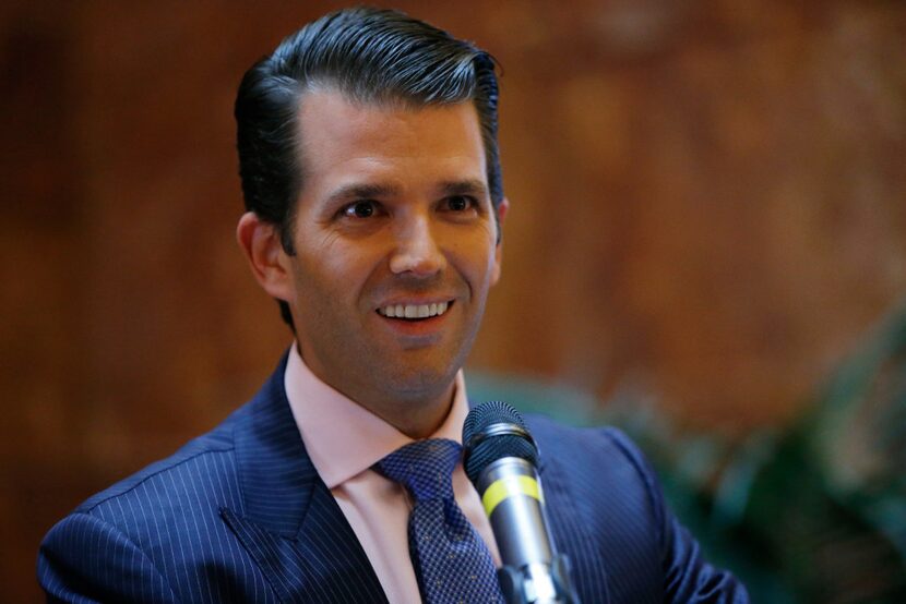 A 2017 file photo of Donald Trump Jr (Kathy Willens/AP Photo)