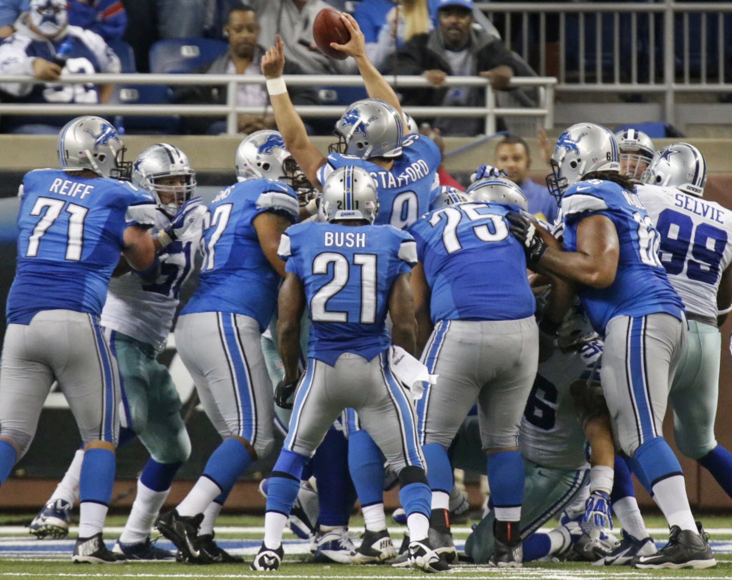 The Lions did something no team has done in the regular season in