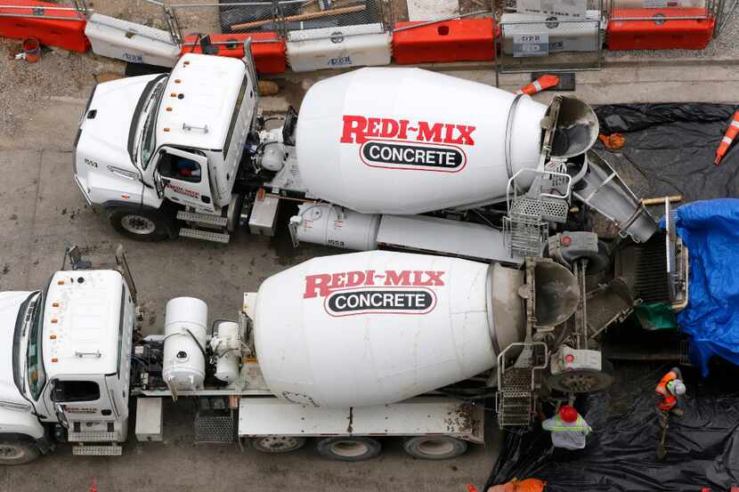 U.S. Concrete, a leading producer of Redi-Mix concrete is used at The Union in Dallas on...