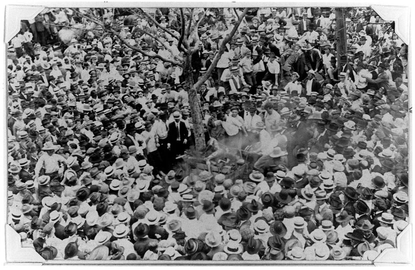 In this May 15, 1916 image provided by the Texas Collection at Baylor University, thousands...