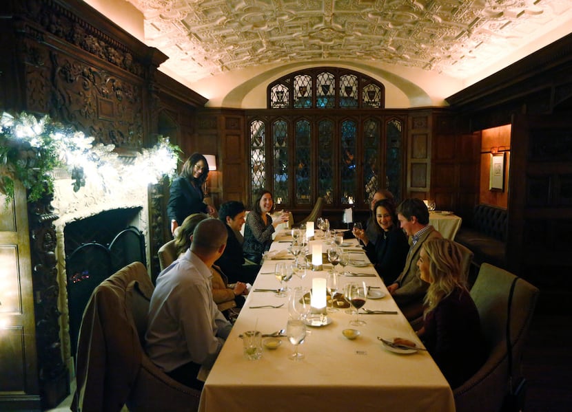 The Library dining room at The Mansion
