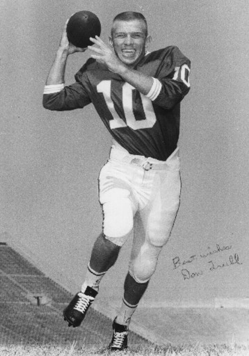 Second-team quarterback: Don Trull (18% of the vote)