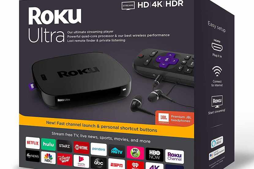 The Roku Ultra streaming box.